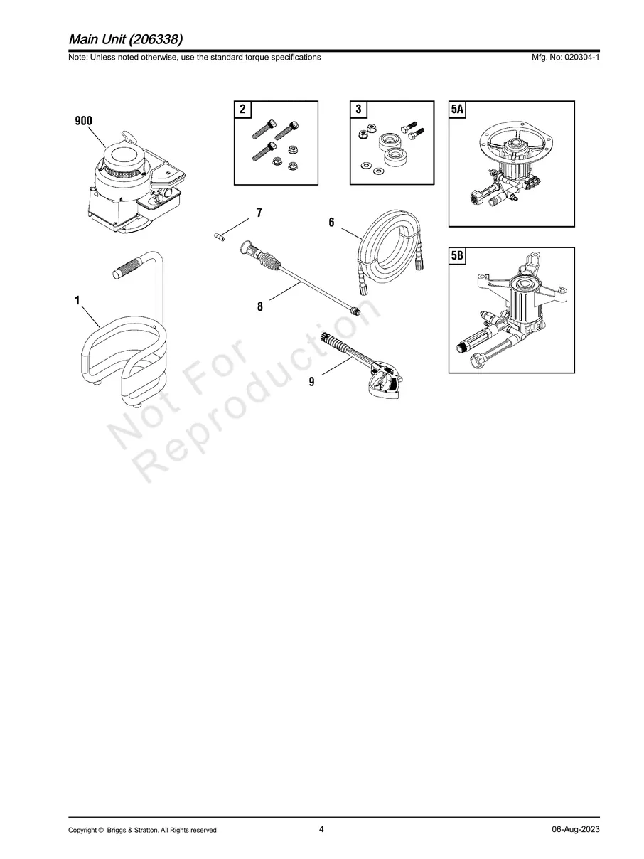 BRIGGS AND STRATTON, 020304-1, IPL.4